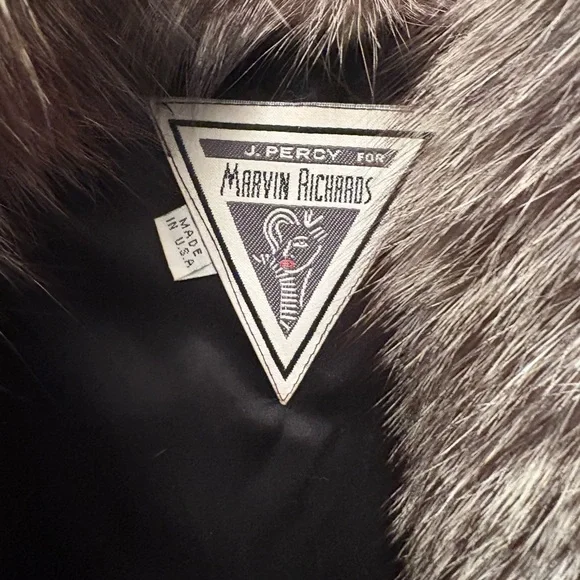 J. Percy for Marvin Richard’s Authentic Fox fur coat size L - Picture 3 of 5